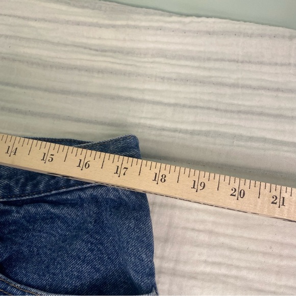 LL Bean Relaxed Fit Double L Fleece Lined Straight Leg Jeans 18 Petite Cotton - Picture 10 of 16